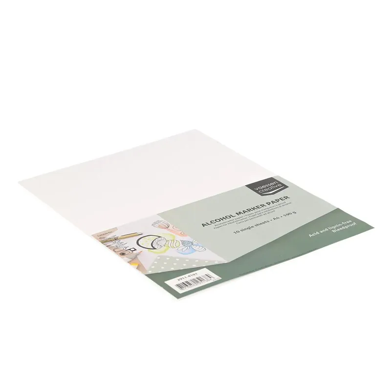 Vaessen Creative - Alcoholmarker Papier A4 190g (50 stuks) Gratis Retour
