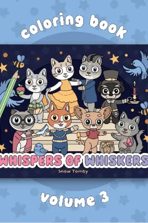 Weekendaanbieding Kleurboek Snow Tomby - Whispers of Whiskers