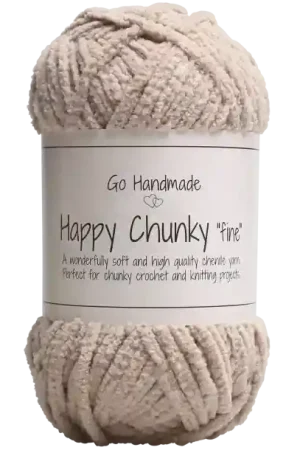 Hete Deal Go Handmade Happy Chunky fine 17868 Light Brown