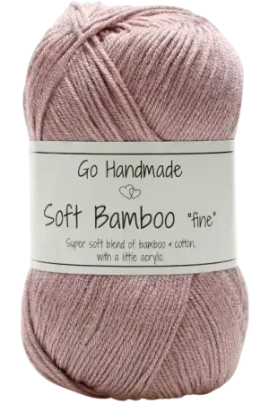 Laatste Kans Go Handmade Soft Bamboo fine 17420 Light Lavender