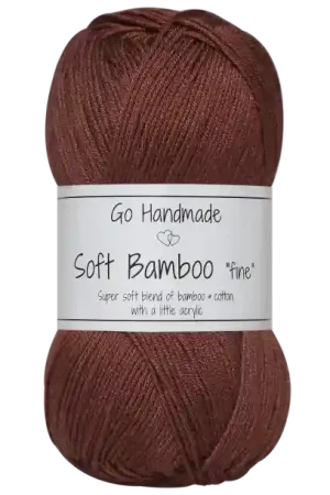 Actieprijs Go Handmade Soft Bamboo fine 17427 Caramel