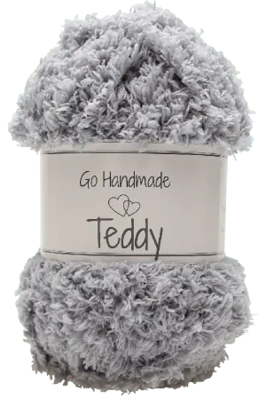 Go Handmade Teddy 17347 Light Grey Hoge Kwaliteit