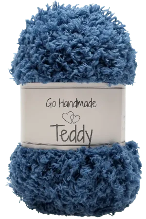 Go Handmade Teddy 17348 Petrol Direct Beschikbaar