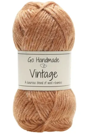 Snelle Levering Go Handmade Vintage 17396 Caramel Brown