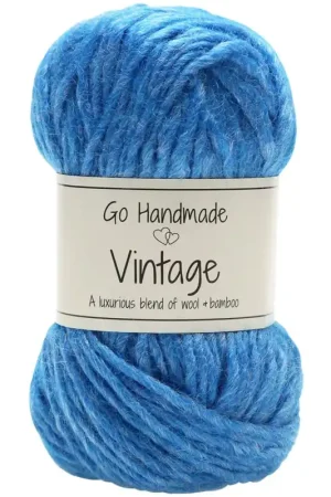 Go Handmade Vintage 17399 Cobalt Blue Gratis Verzending