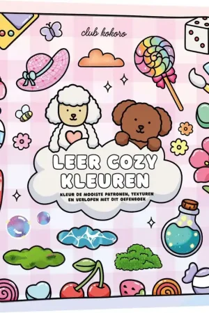Korting Kleurboek Club Kokoro - Leer Cozy Kleuren (pre-order)