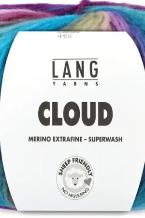 Lang Yarns Cloud - 19 Aurora - Chunky / Dik Merinowol Garen met Kleurverloop Meest Verkocht