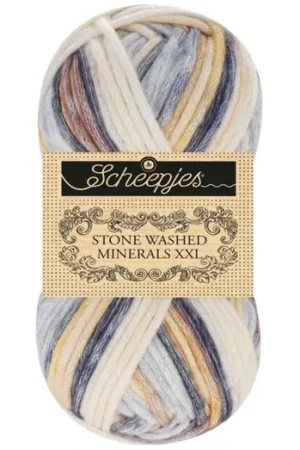 Scheepjes Stone Washed Minerals XXL – 919 Cobalt Copper – Chunky Katoen-mix Garen met Kleurverloop Meest Verkocht
