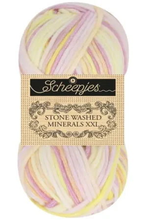 Scheepjes Stone Washed Minerals XXL – 905 Limes Lush – Chunky Katoen-mix Garen met Kleurverloop Beperkte Voorraad
