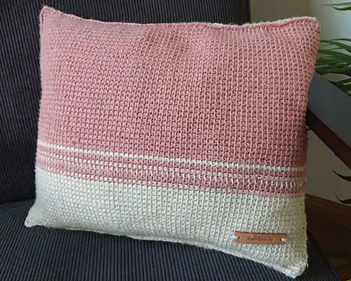 Veilige Betaling Roze kussen Tunisch haken - haakpakket Hobby Gigant