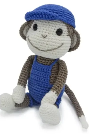 Beperkte Voorraad Aapje Bryan haken - HardiCraft haakpakket