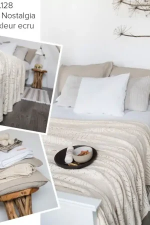Nu Kopen CAL 2018 Nostalgia deken Ecru van Jolanda en Naomi - pakket