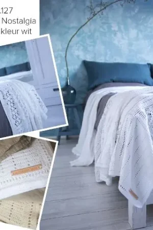 Speciale Aanbieding CAL 2018 Nostalgia deken Wit van Jolanda en Naomi - haakpakket