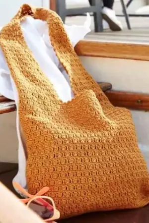 Schoudertas haken met gratis patroon - Hobby Gigant haakpakket Favoriet