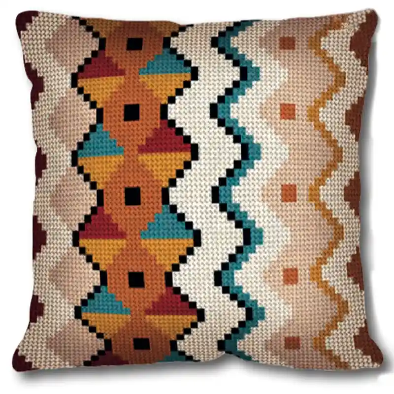 Borduurkussen Visgraat - SEG de Paris borduurpakket Premium