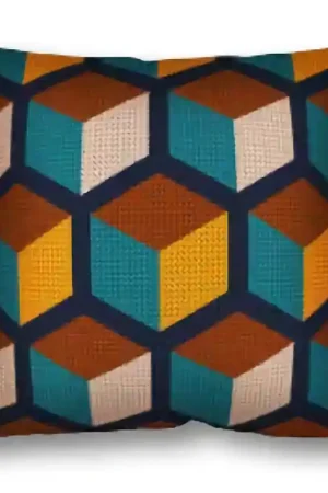 Borduurkussen Kubus - SEG de Paris borduurpakket Alleen Vandaag