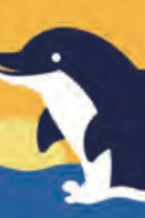 Hoge Kwaliteit Kinderborduurpakket Dolfijn - Margot de Paris