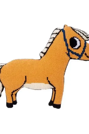 Veilige Betaling Paardje vorm borduurkussen - Vervaco borduurpakket