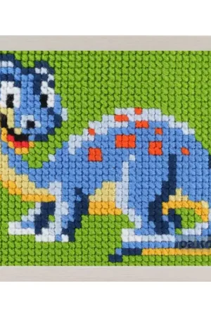 Weekendaanbieding Dino Kids borduurwerk - Pako borduurpakket