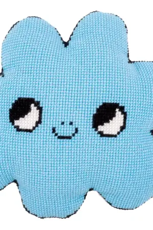 Superprijs Wolkje vorm borduurkussen - Vervaco borduurpakket