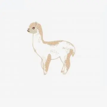 Betaalbaar Alpaca op kleding borduren - DMC borduurset met gratis borduurpatroon