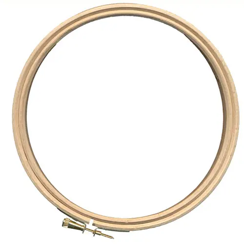 Borduurring hout 12,5 cm Premium