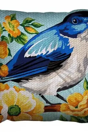 Finale Uitverkoop Vogel Borduurkussen - SEG de Paris borduurpakket