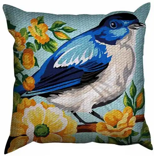 Finale Uitverkoop Vogel Borduurkussen - SEG de Paris borduurpakket