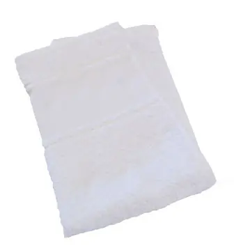 Gastendoekje wit met borduurrand Hete Deal