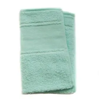 Badlaken mint groen met borduurrand Merkproduct