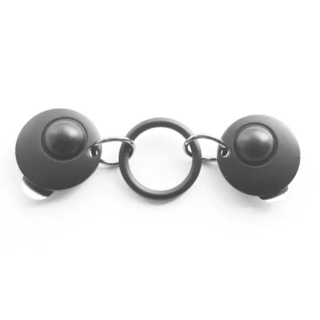 Vestsluiting The round black mat - Fashionclip Bestel Nu