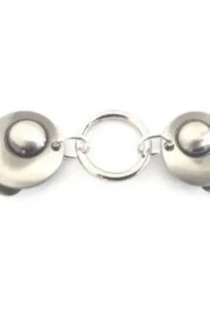 Vestsluiting The round silver - Fashionclip Nieuw