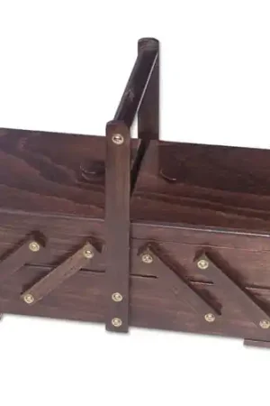 Naaibox Beukenhout Rustiek 2 etages Merkproduct