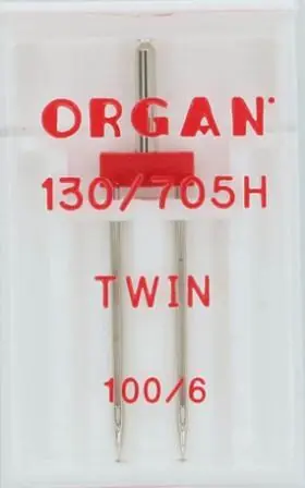 Bestseller Organ Twin naald 100/6 - Naaimachine naalden