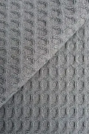 Wafelstof donker grijs 009 - Restyle Superprijs