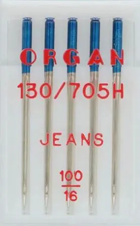 Bestel Nu Organ Jeans naalden 100/16 - Naaimachine naalden