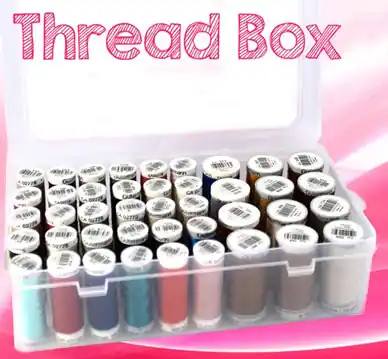 Superprijs Garendoos voor 42 klosjes naaigaren - Opry