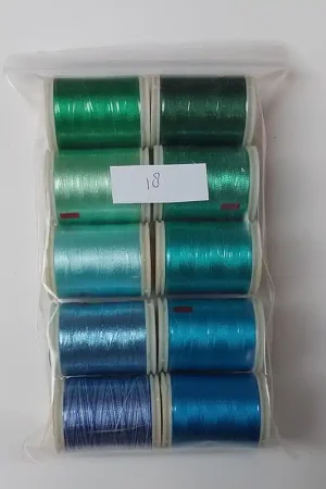 Wonderfil set 18 - 10 klosjes naaigaren Tijdelijk Beschikbaar