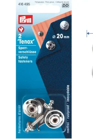 Superprijs Tenax Veiligheidssluiting 20mm zilver - Prym