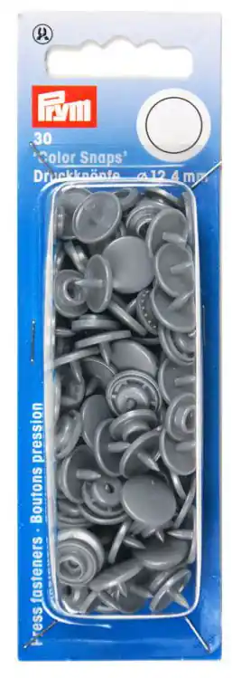 Weekendaanbieding Color Snaps zilver - Prym