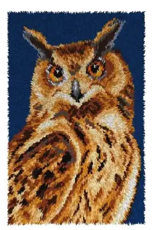 Uil vloerkleed knopen - smyrna knooppakket Orchidea Tijdelijk Beschikbaar