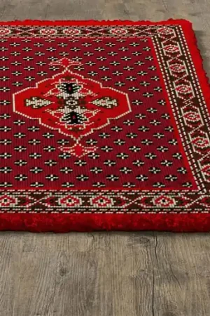 Op = Op Reza Perzisch tapijt knopen - Knooppakket Smyrnalaine 3981