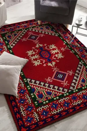 Meest Verkocht Kairouan Perzisch tapijt knopen - Knooppakket Smyrnalaine 3978