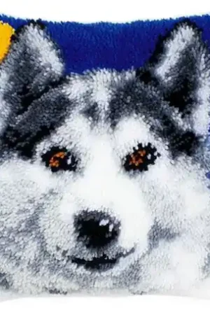 Veilige Betaling Husky knoopkussen - Vervaco knooppakket