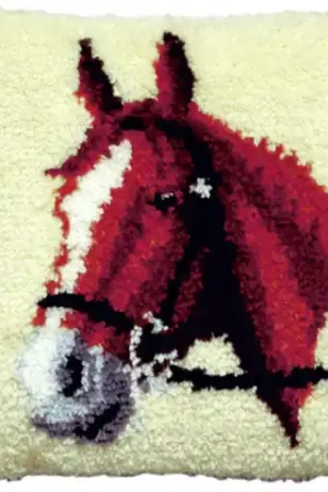 Uitverkoop Paardenhoofd - Knoopkussen Pako