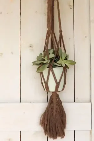 Bestel Nu Macramé plantenhanger - Durable Rope macramé pakket