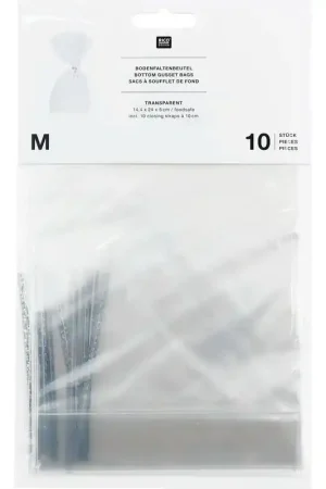 Transparante cadeau zakjes - M - Rico Design Favoriet