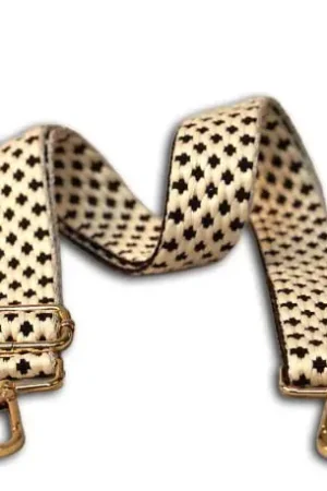 Verstelbare schouderband met print en musketonhaken - 40 x 135 cm Koopje