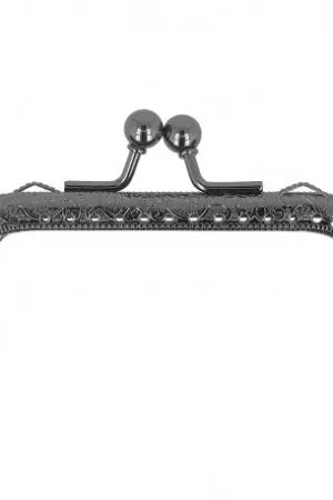 Tasbeugel of portemonnee beugel zwart - 90x60 mm Uitverkoop