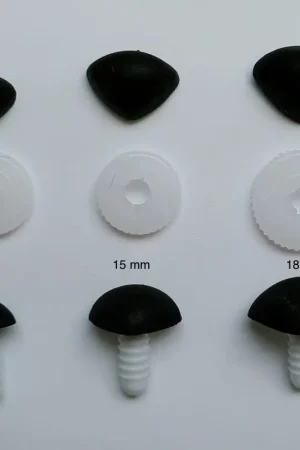 Gratis Verzending Veiligheidsneusjes soft zwart - per 3 stuks